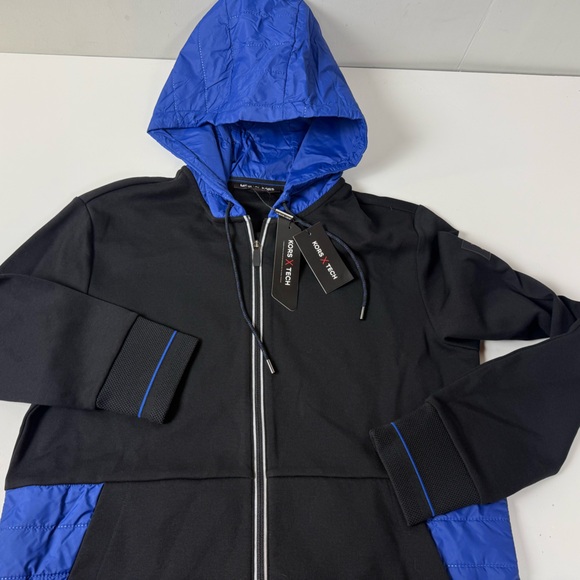 Michael Kors Tech Hybrid Full Zip Hoodie Hooded Jacket NWT - Picture 1 of 8